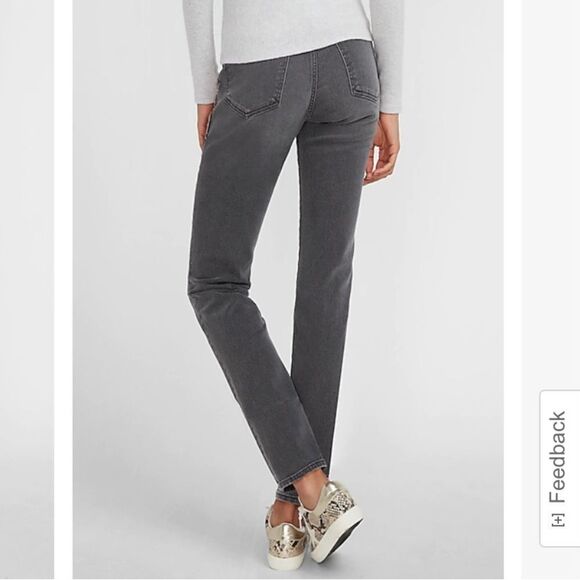 NWT Super High Waist Beaded Side Slim Jeans express Womens pants leggings sequin - Picture 3 of 16